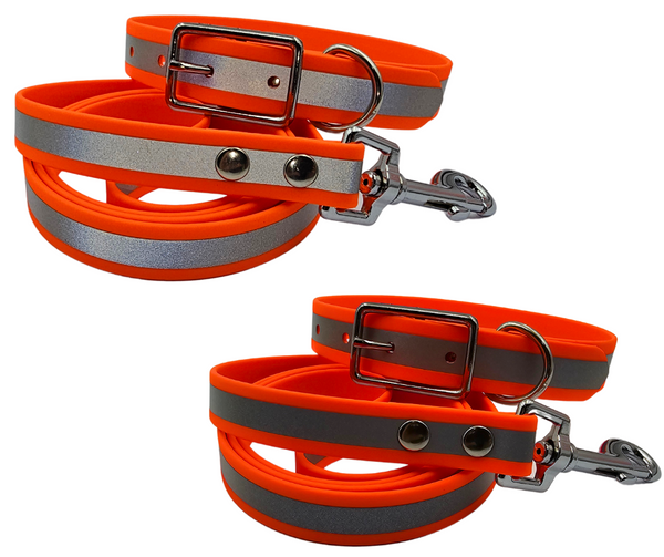 Collar & Ruff Biothane Reflective Collars