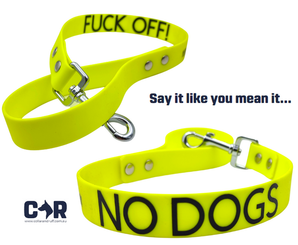 Collar & Ruff Biothane Print Info Collars