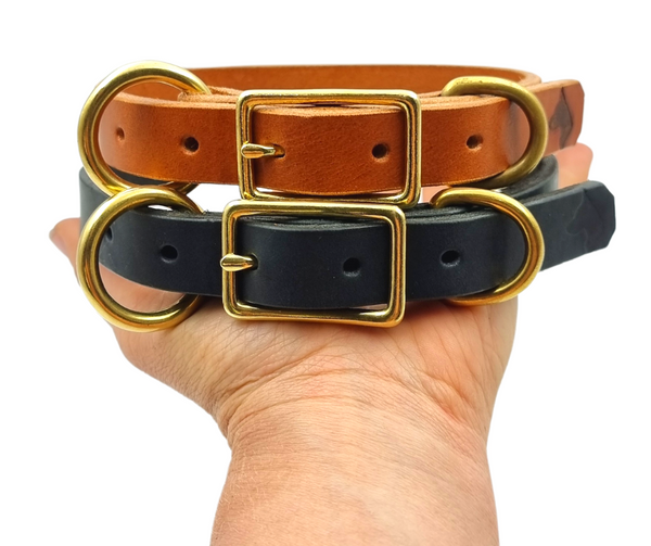 The Muster Dog Leather Collar