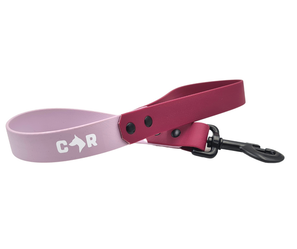 Collar & Ruff Biothane "Duet" 60cm Traffic Lead - Lavender/Wine (Pre-Made)