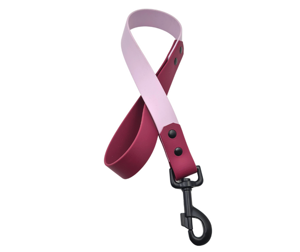 Collar & Ruff Biothane "Duet" 60cm Traffic Lead - Lavender/Wine (Pre-Made)