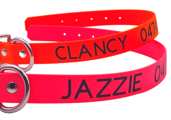 Collar & Ruff Biothane Print Quick ID Collars