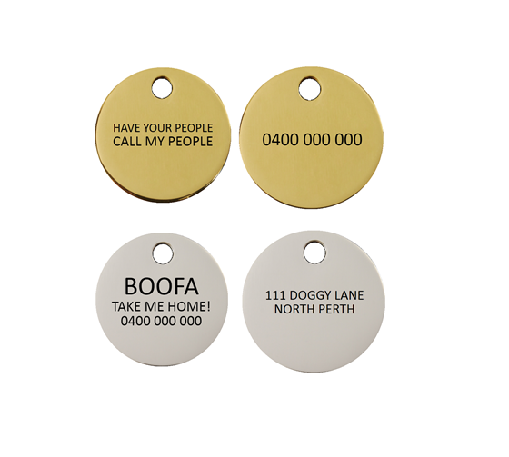 Metal Name Tag