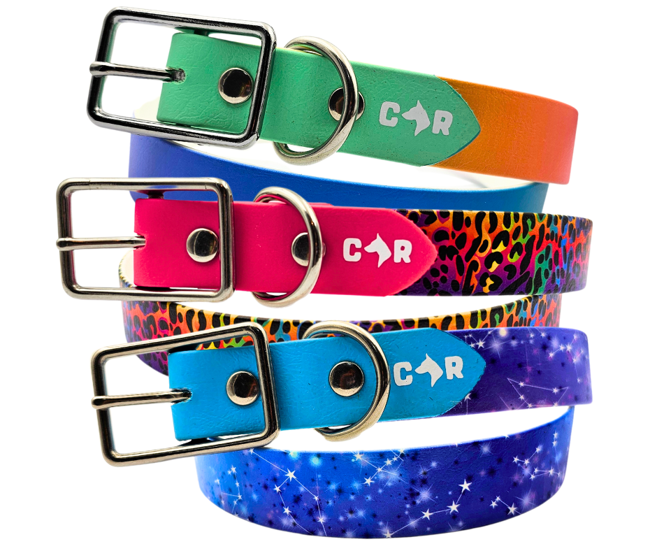 UV Print Two-Tone BioThane Collars