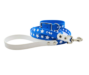 Collar & Ruff BioThane Print Heroic Horizons Dog Collar & Lead