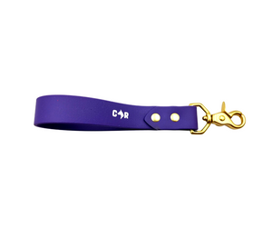 Collar & Ruff Biothane Sport Lead - Purple Brass (Pre-Made)